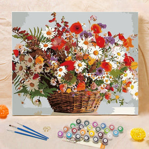 DIY Painting By Numbers -Bouquet (16"x20" / 40x50cm)