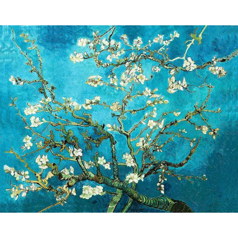 DIY Painting By Numbers - Almond blossom (16"x20" / 40x50cm)