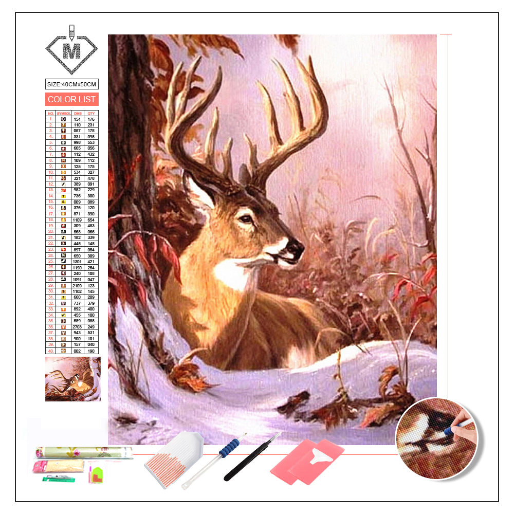 DIY Diamond Painting Kit  - A deer