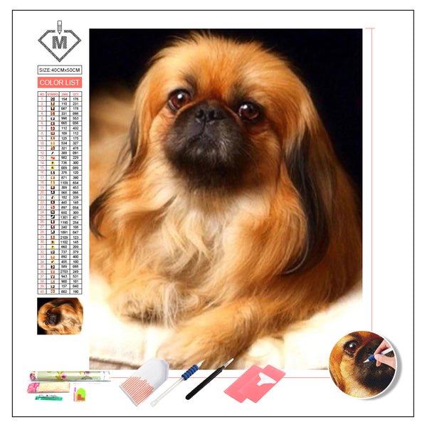 Schnauzer Dog - Premium Diamond Painting Kit – Home Craftology