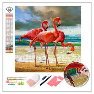 DIY Diamond Painting Kit - Flamingo – MoreasCraft