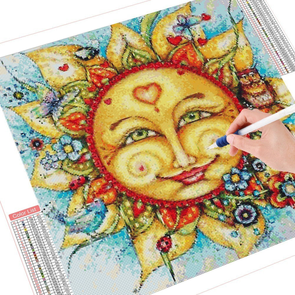 DIY Diamond Painting Kit  - Cartoon sun flower