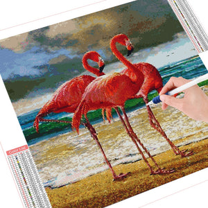 DIY Diamond Painting Kit  - Flamingo