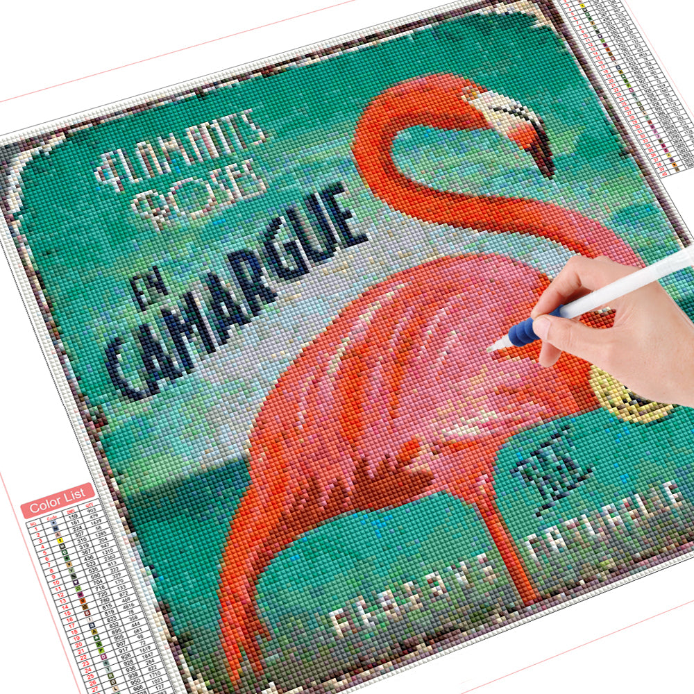 DIY Diamond Painting Kit  - Flamingo B1034