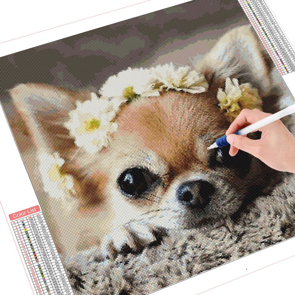DIY Diamond Painting Kit  - Dog Chihuahua