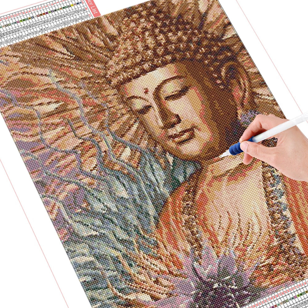 Instarry 5D Diamond Painting Grandi Dimensioni Buddha e Loto Paint by Numbers Decorazione Quadro Moderno 70x50 cm Instarry 5D Diamond Painting Grandi Dimensioni Buddha e Loto Paint by Numbers Decorazione Quadro Moderno 70x50 cm