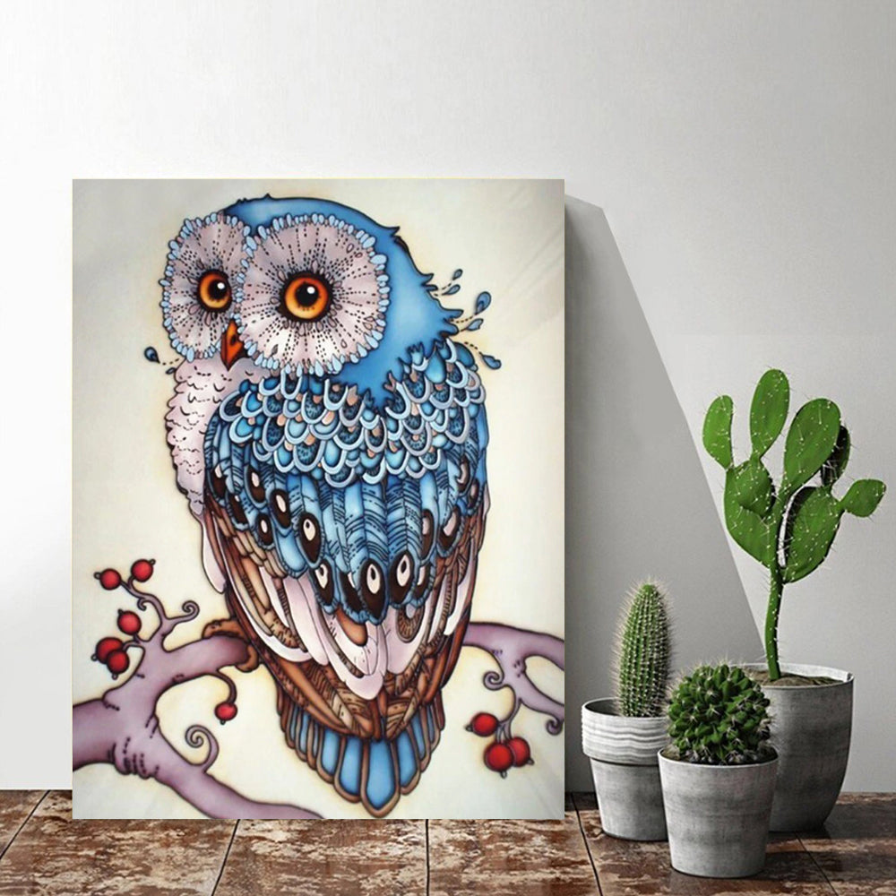 DIY Diamond Painting Kit  - Cartoon owl