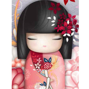 DIY Diamond Painting Kit  - Cartoon kimono girl