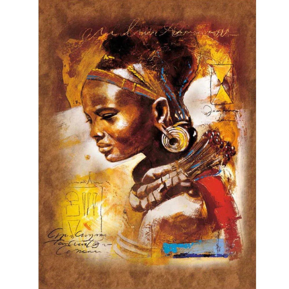 DIY Diamond Painting Kit  - African girl